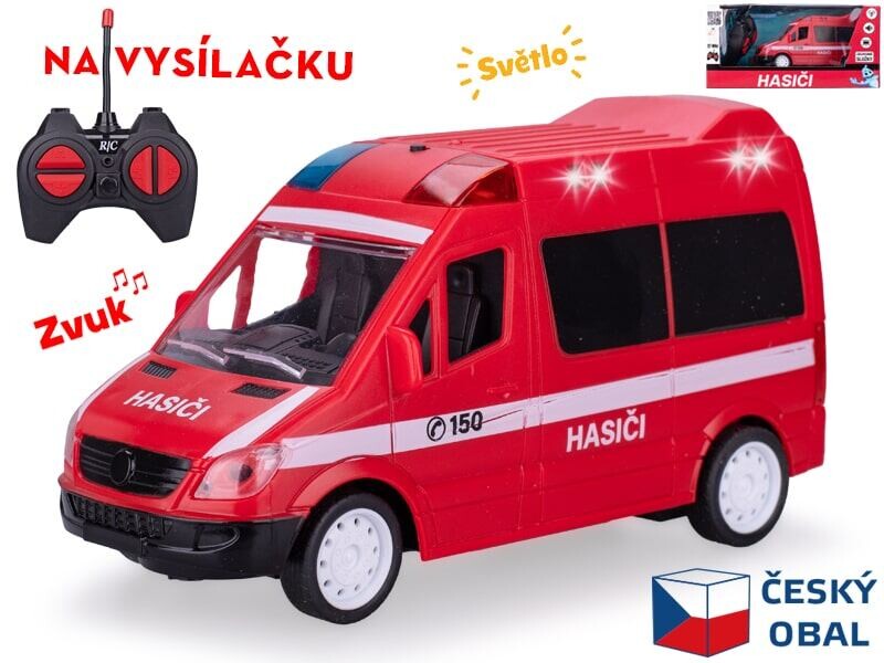 Mikro R/C auto hasiči CZ 17cm
