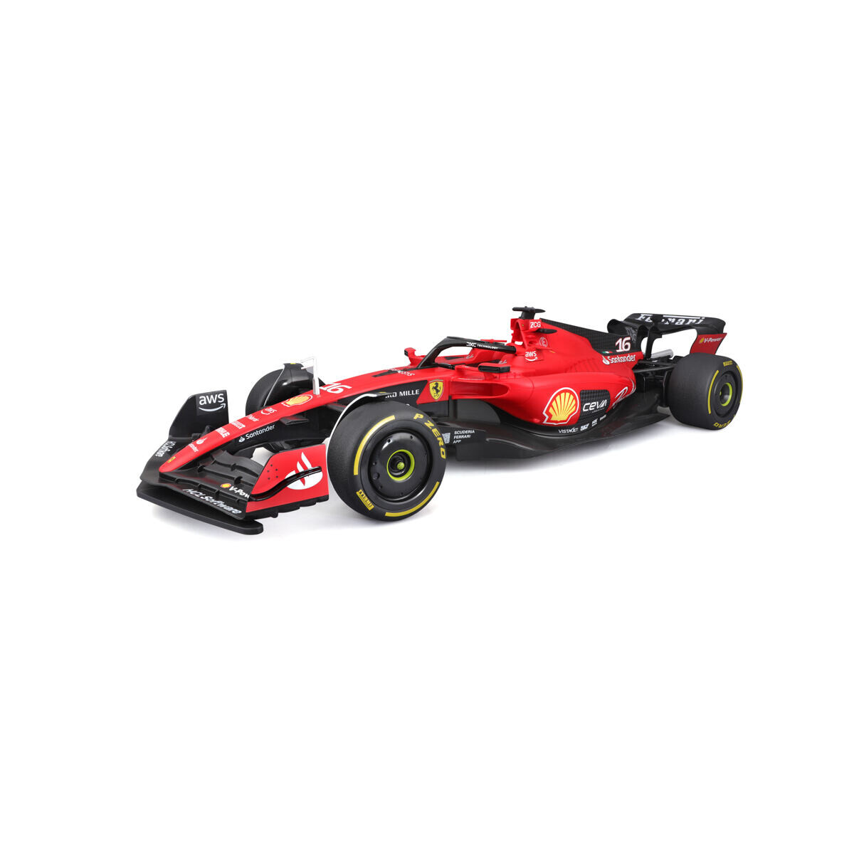 Maisto RC - 1:10 RC Formula Racing Ferrari SF-23 (16 Charles Leclerc) so zvukmi