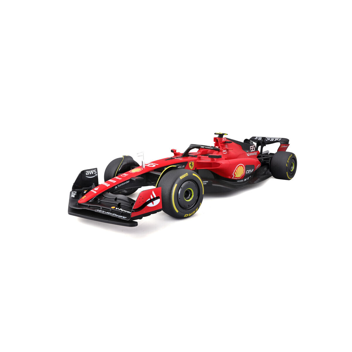 Maisto RC - 1:10 RC Formula Racing Ferrari SF-23 (55 Carlos Sainz) so zvukom