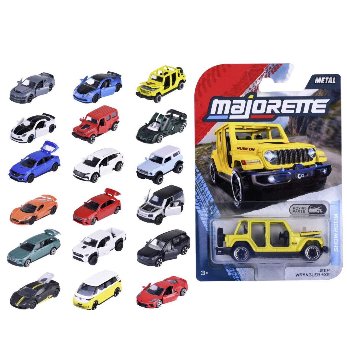 Majorette Showroom Autíčko Premium, 18 druhov