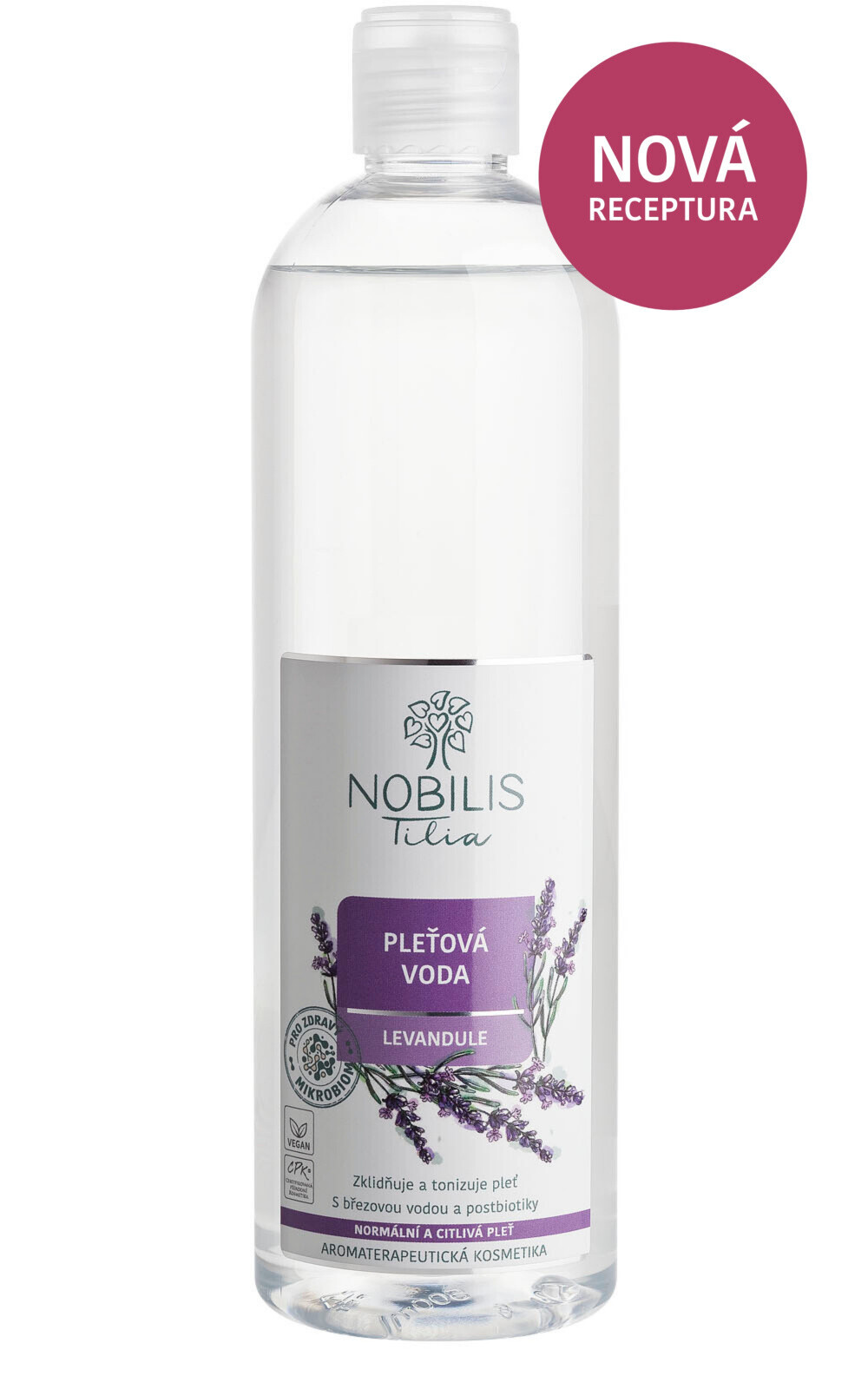 Nobilis Tilia Pleťová voda Levanduľa 500 ml 500 ml