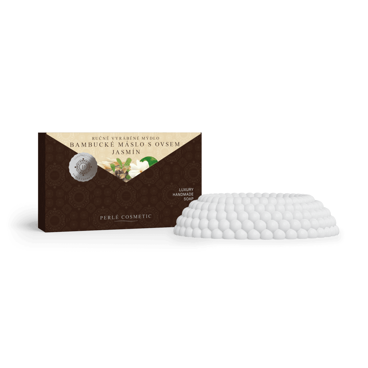 TOPVET Mydlo Bambucké maslo s jazmínom a ovsom 115g 115 g