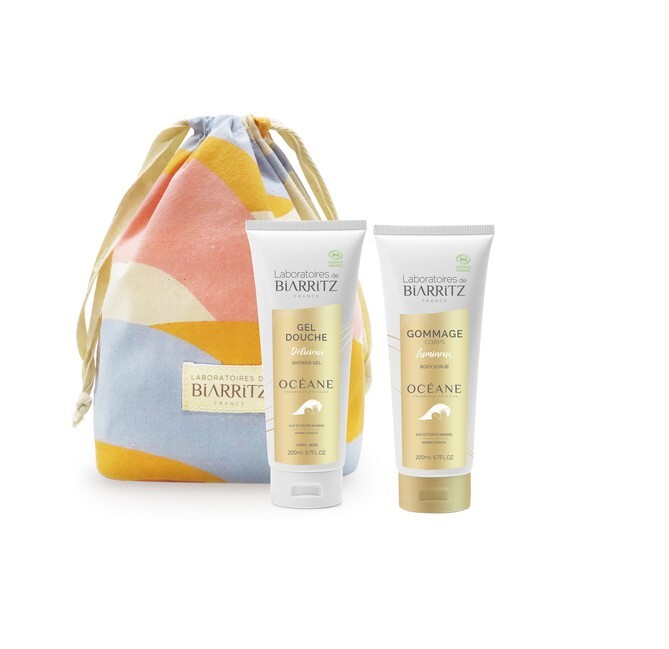 Laboratoires de Biarritz Combo OCEAN sprchový gél a telový peeling 400ml