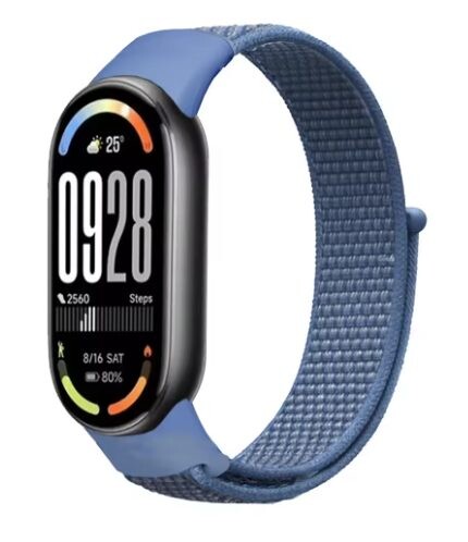 eses Nylonový remienok pre Xiaomi Smart Band 8, 9 a 10 - Modrý