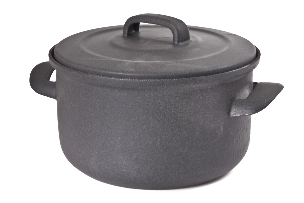 BELIS - Hrniec Stabil Extra 18cm, 2,2L s pokrievkou, liatina