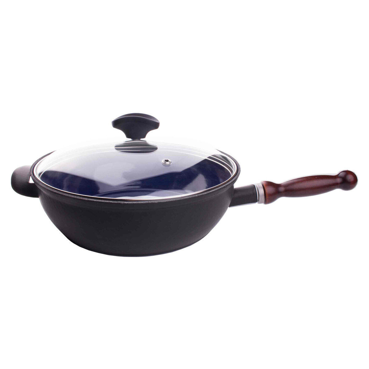 BELIS - Panvica a sklenená pokrievka liatina priemer 26cm, odímateľná rúčka, výška 8cm