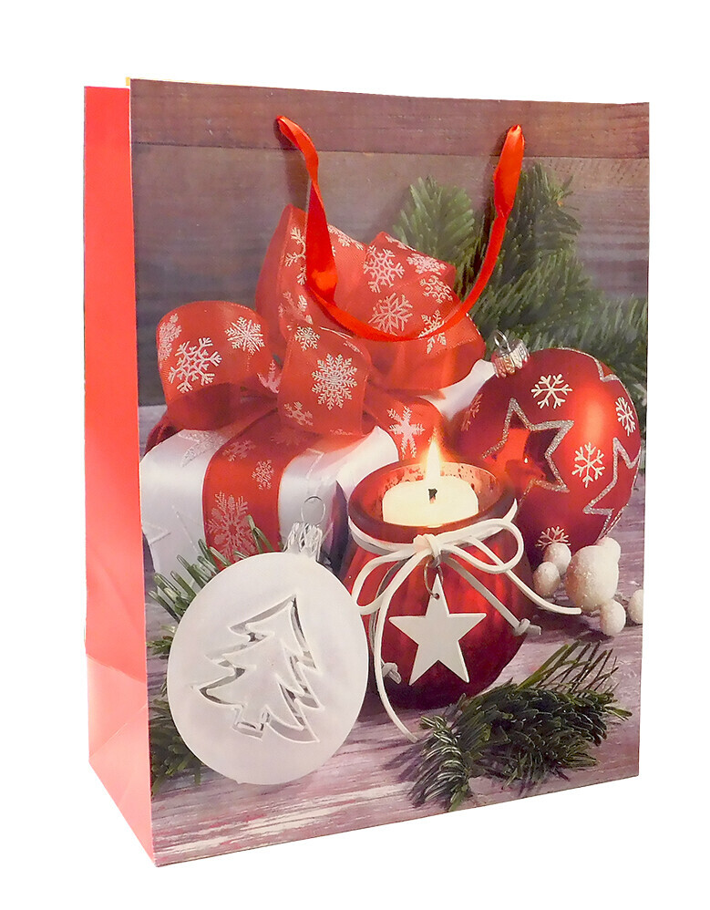MAKRO - Darčeková taška vianočná 38x50x18cm
