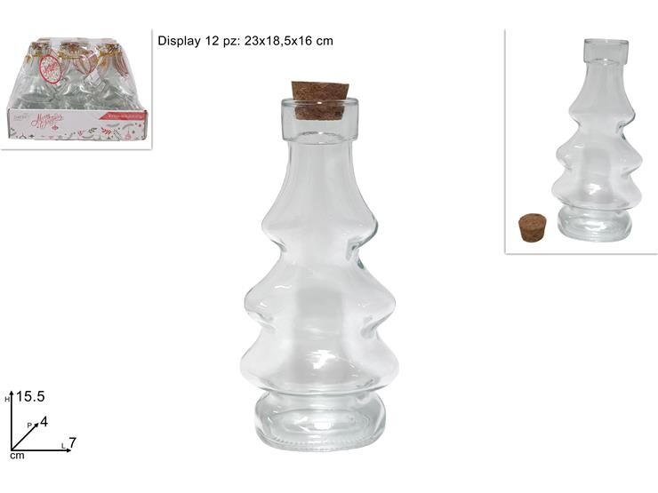 MAKRO - Fľaša 15cm stromček