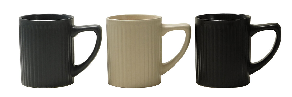 MAKRO - Hrnček keramický 8x9,7cm rôzne farby