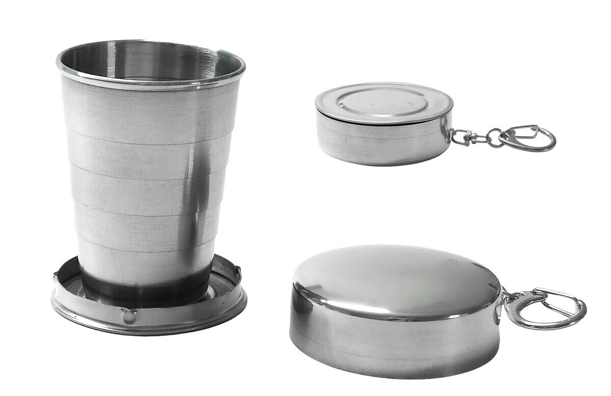 MAKRO - Pohár nerezový skladací 80ml