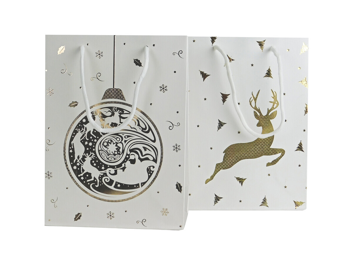 MAKRO - Taška vianočná 18x8,5x24cm rôzne motívy