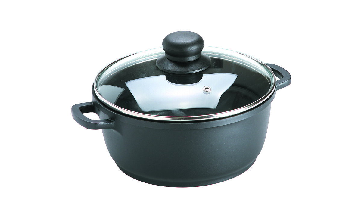 SSW - Hrniec so sklenenou pokrievkou 16cm CRISPY