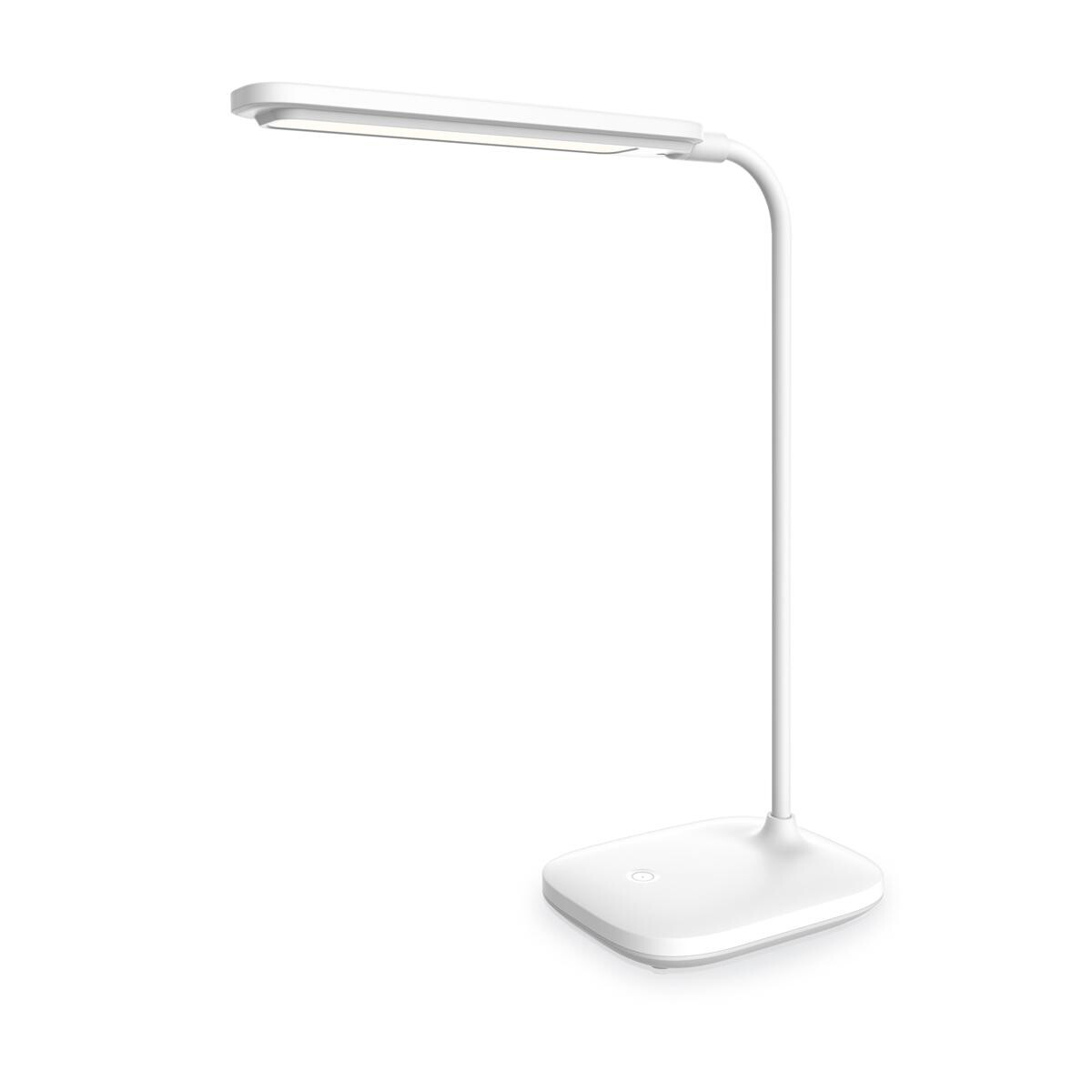 Platinet stolná LED lampa 5W stmievateľná, dotykové ovládanie, integrovaná batéria 2400mAh, biela