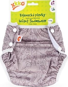 XKKO Jednoveľkostné dojčenské plavky Safari Atmosphere