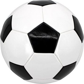 VIC Futbalová lopta veľ. 5, bielo-čierna
