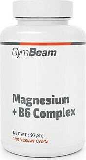 GymBeam Horčík + B6 Komplex 120 kapsúl