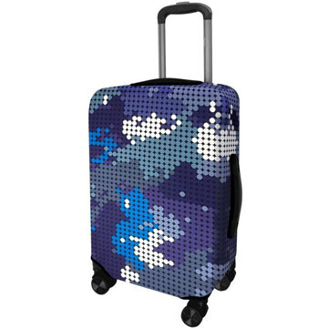 Kufryplus Obal na kufor Z379 Mozaika II bodkovaný S