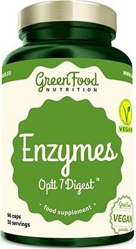 GreenFood Nutrition Enzýmy Opti 7 Digest 90 kapsúl