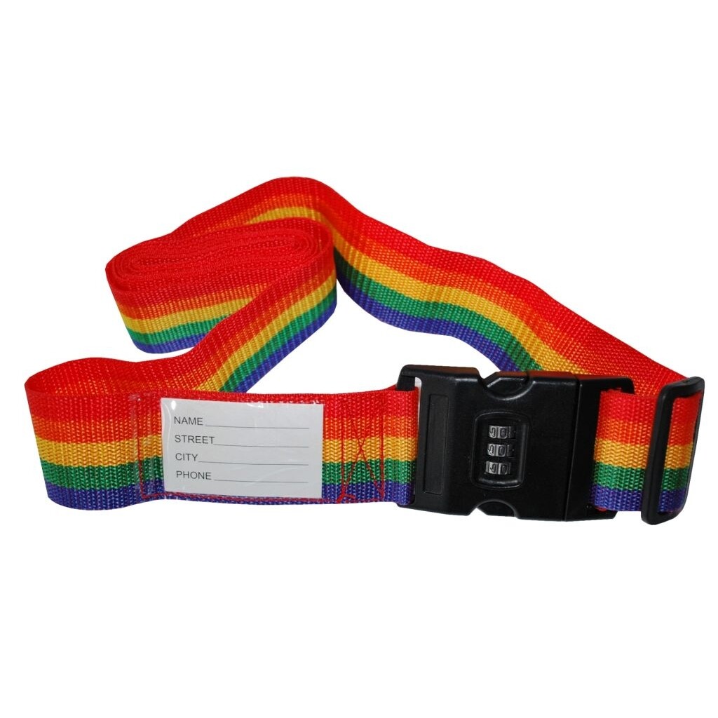 Zamykací pás na batožinu - farebný