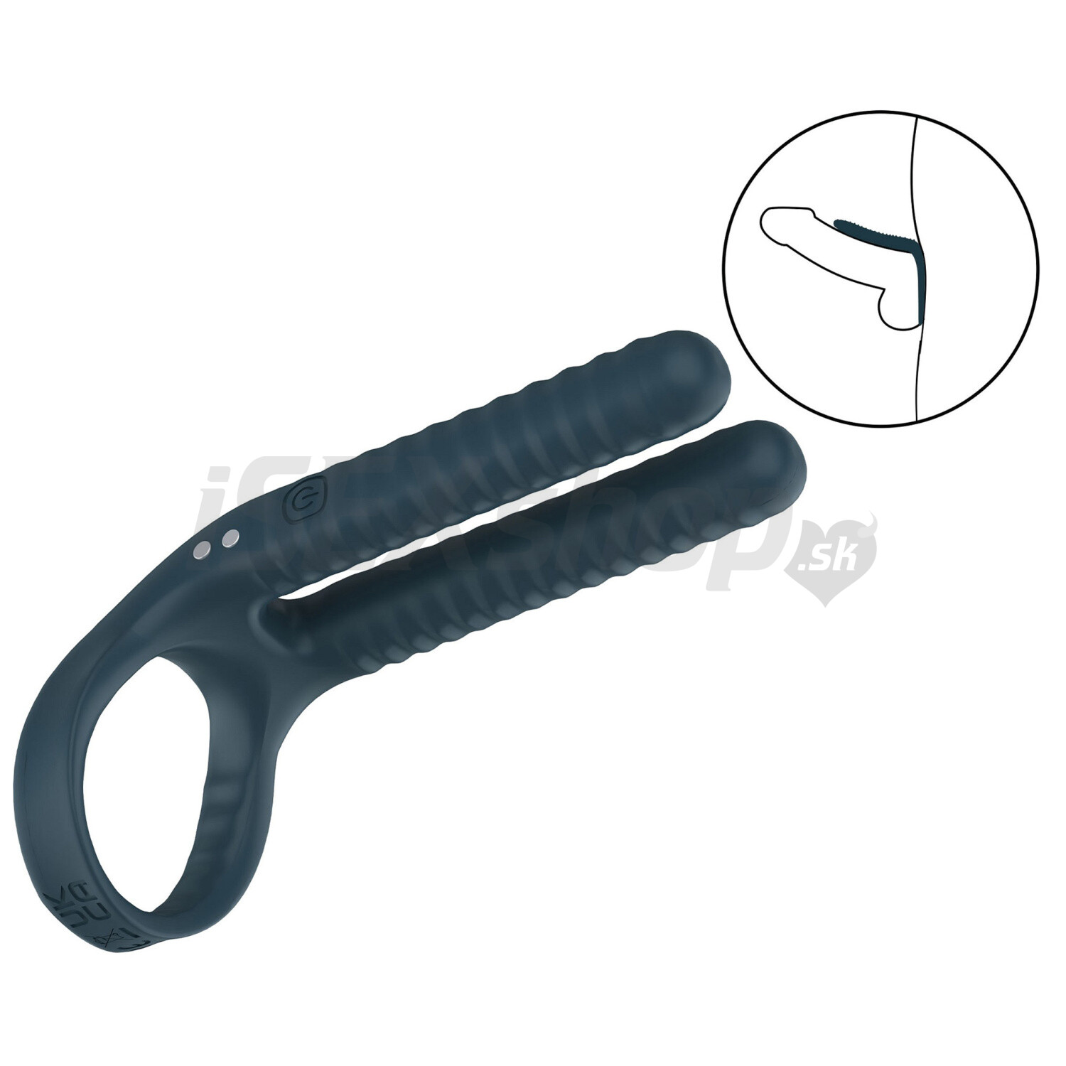 ToyJoy Urban Fushion Vibrating Couple C&#45;Ring Blue