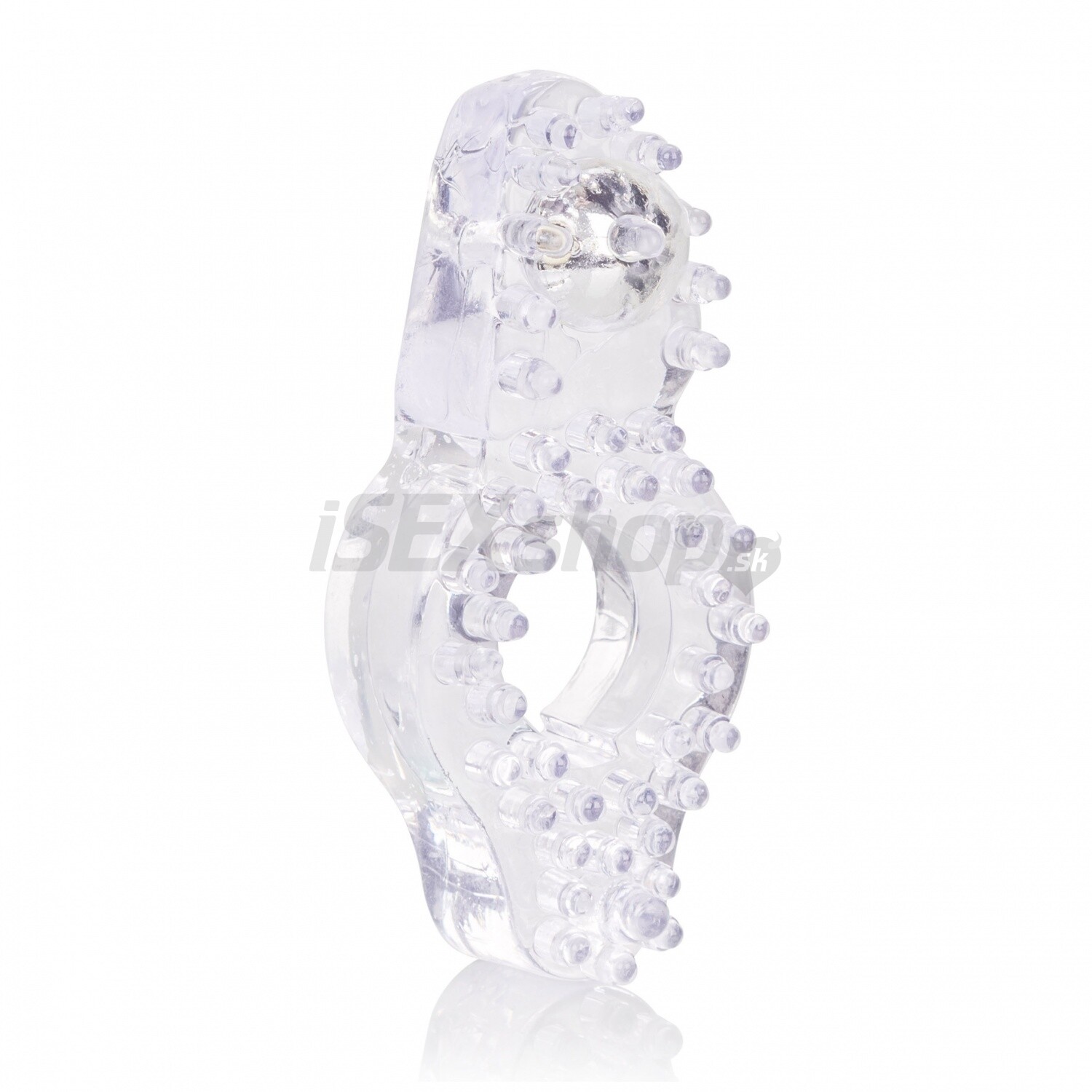 Krúžok s guličkou - transparentný