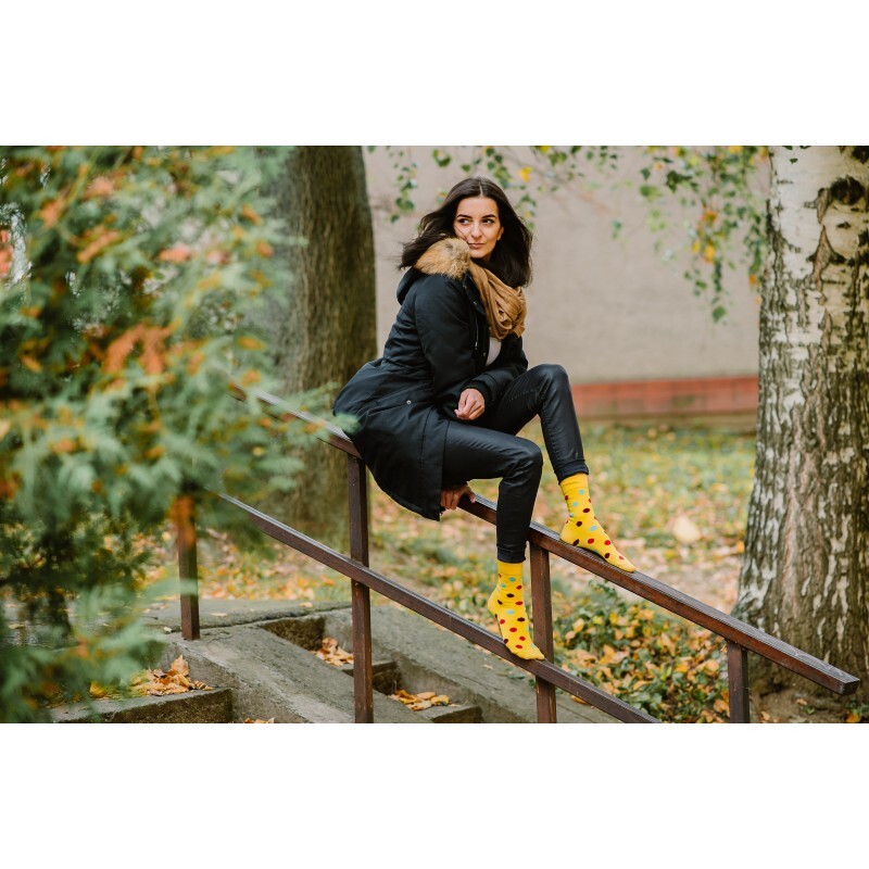 HESTY Veselé ponožky HESTY - Frutti dlhé 43-46