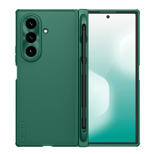 Nillkin Super Frosted FOLD Magnetic Pen Slot Zadní Kryt pro Samsung Galaxy Z Fold 7 Dark Green