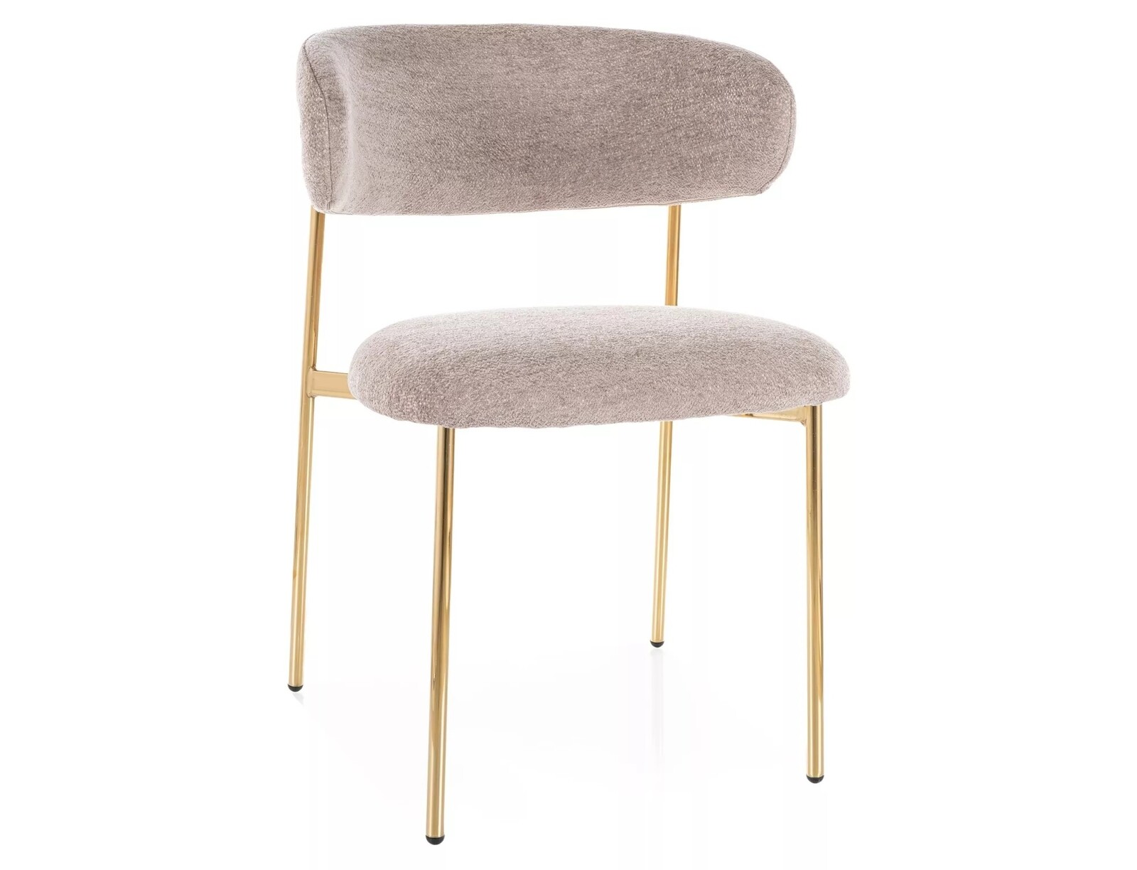 Čalouněná jídelní židle ELTON Raven zlatá/béžová