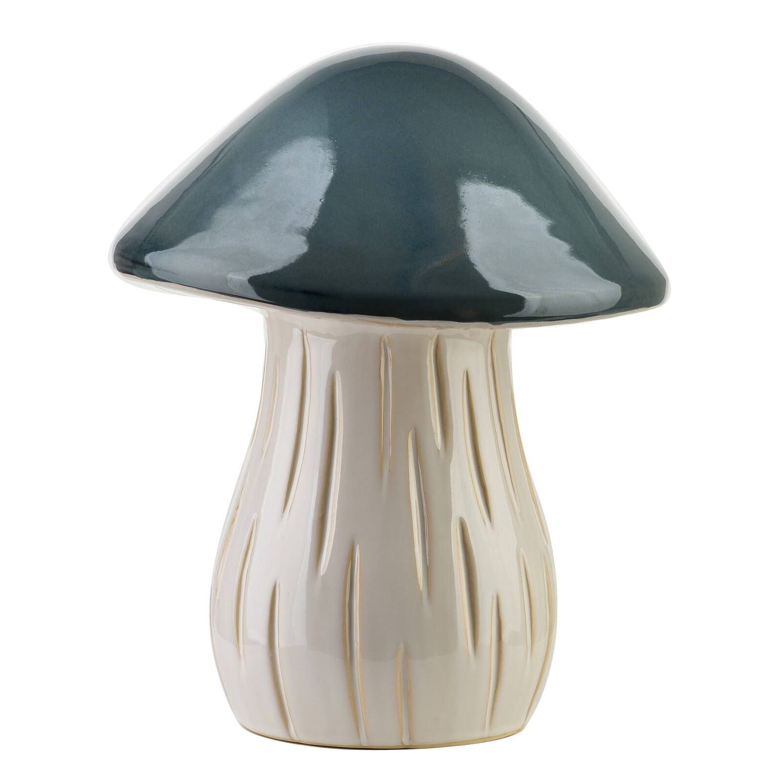 Keramická figurka houby MAVE 26x31,5 cm zelená