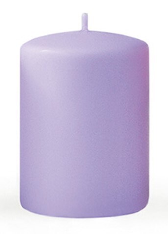 Parafínová svíčka Classic Candles 14 cm fialová