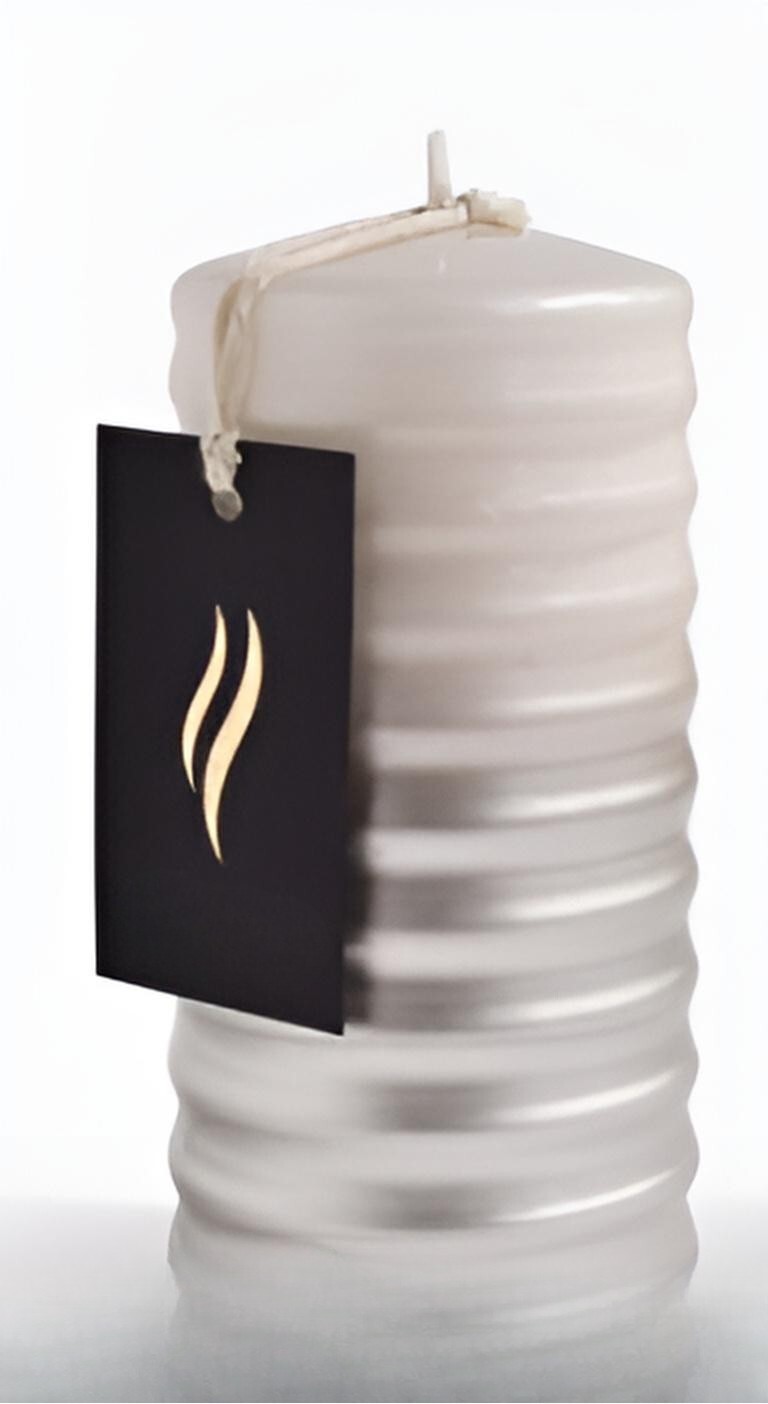 Parafínová svíčka Kler 14 cm champagne