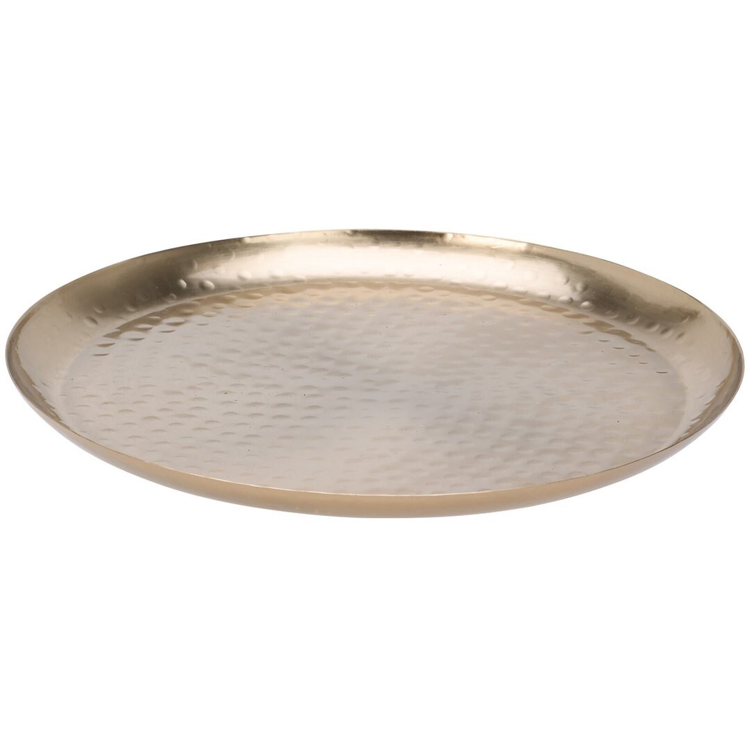 Servírovací podnos GOLDIE 24,5 cm zlatý