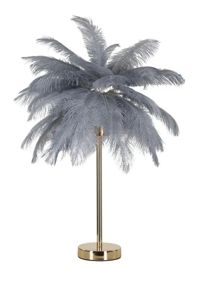 Stolní lampa Palm 55 cm šedá