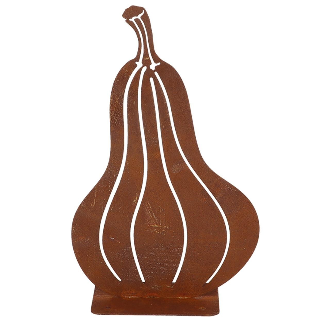 Zahradní kovová dekorace PUMPIE hnědá