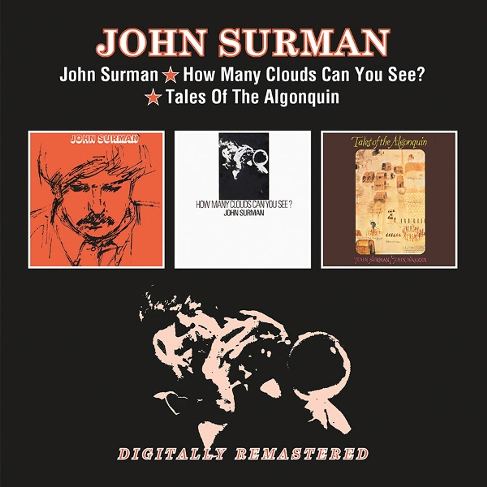 John Surman, JOHN SURMAN/HOW MANY CLOUDS CAN YOU SEE?/TALES OF THE ALGONQUIN, CD