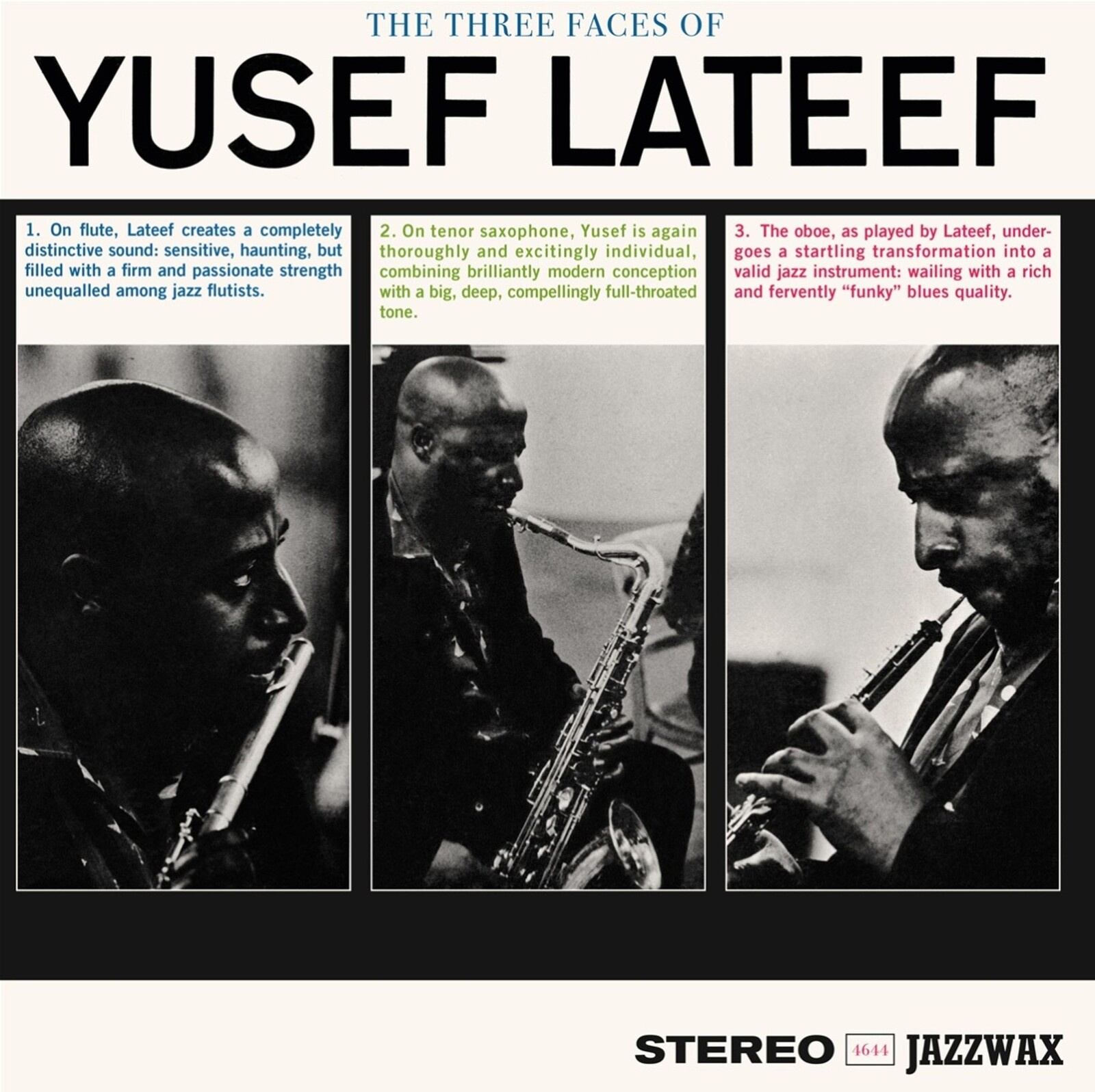 THE THREE FACES OF YUSEF LATEEF