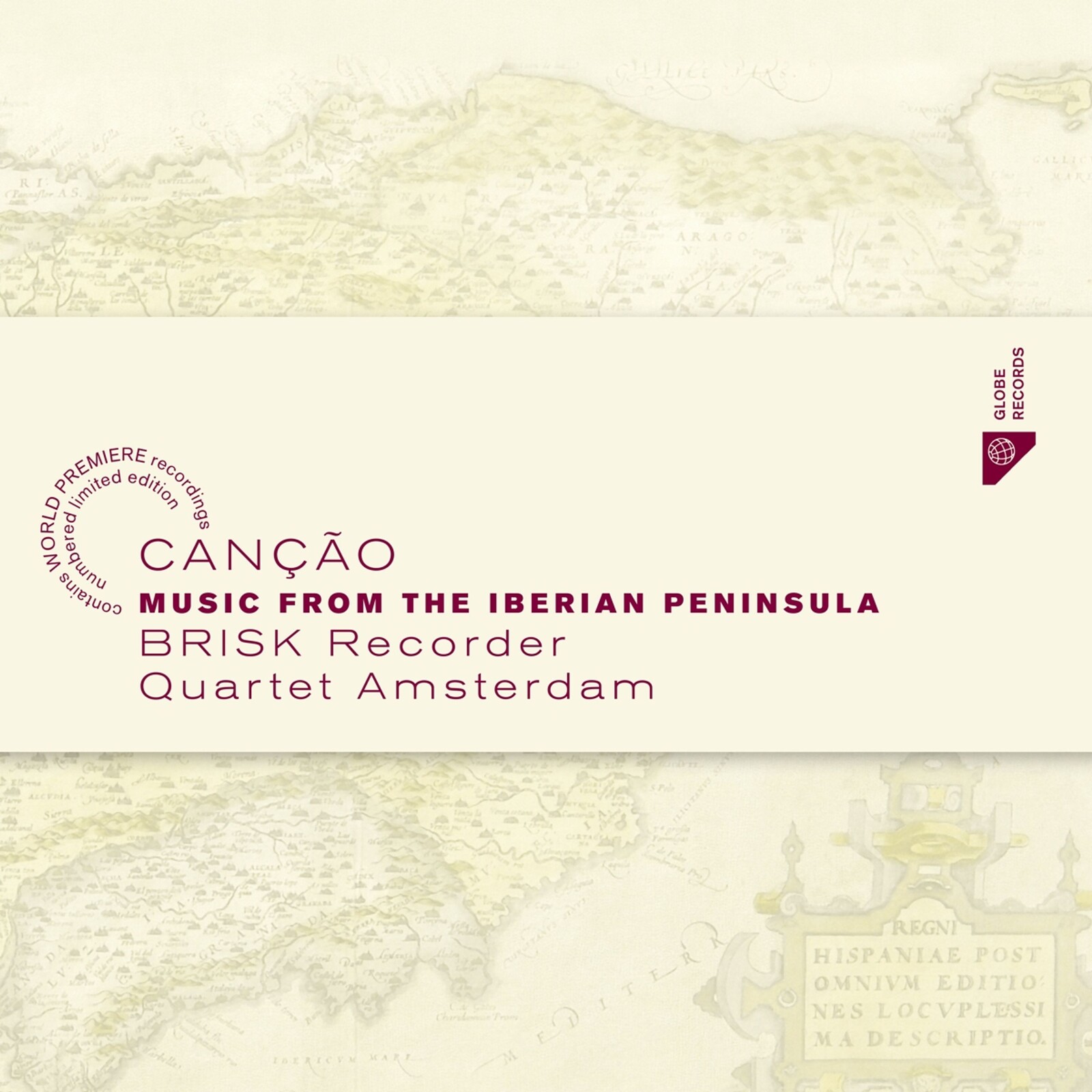 BRISK Recorder Quartet Amsterdam, CANCAO - MUSIC FROM THE IBERIAN PENINSULA, CD