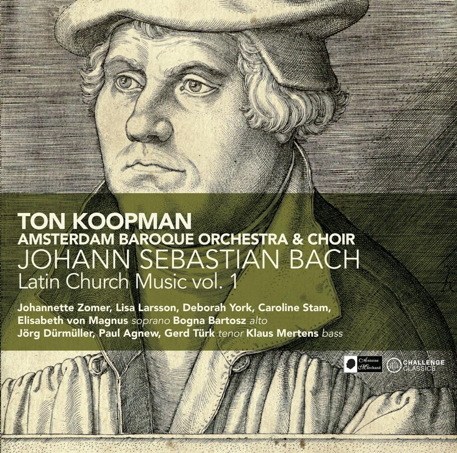 Amsterdam Baroque Orchestra, JOHANN SEBASTIAN BACH: LATIN CHURCH MUSIC VOL. 1, CD