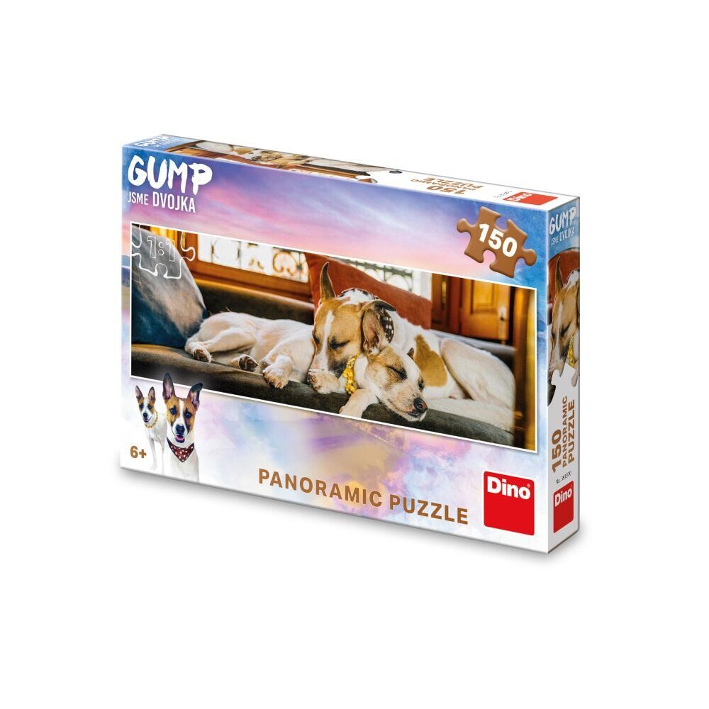 Dino GUMP Sme dvojka na gauči 150 dielikov panoramic Puzzle