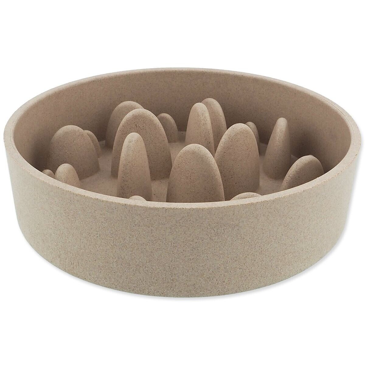 Miska Dog Fantasy proti hltání EcoStyle béžová 21cm, 1350ml