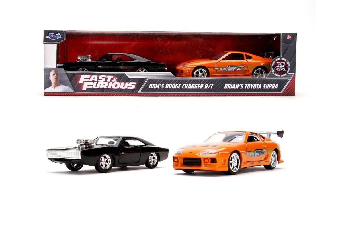 Jada Rýchlo a zbesilo Twin Pack Toyota Supra a Dodge Charger 1:32