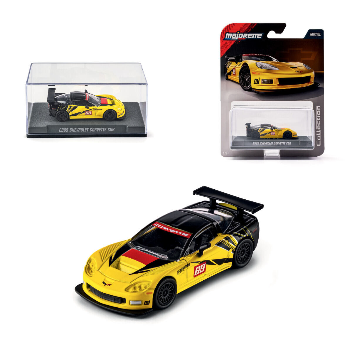 Majorette 2005 Chevrolet Corvette C6 R Autíčko