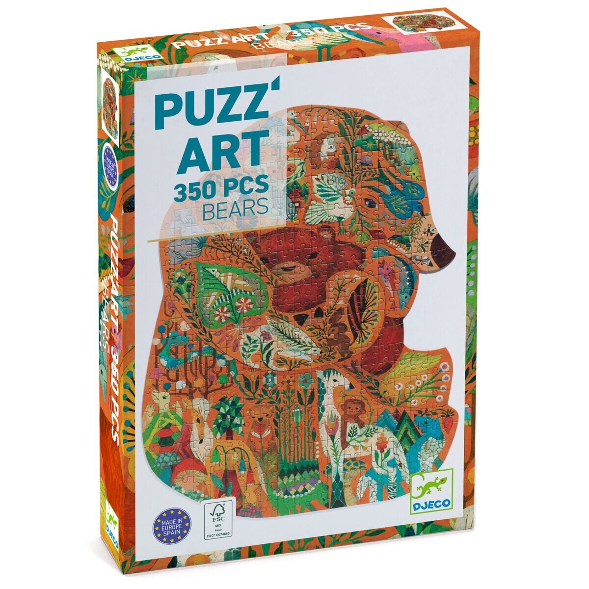 DJECO Puzz'Art Medveď 350 dielikov