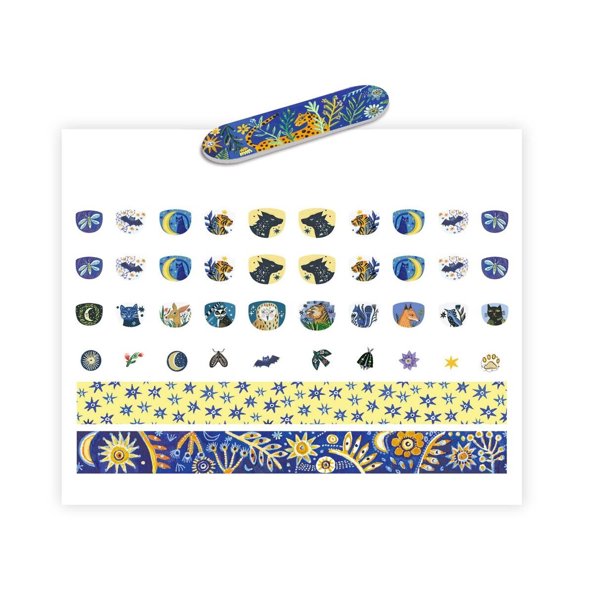 DJECO Samolepky na nechty - Mesačný svit