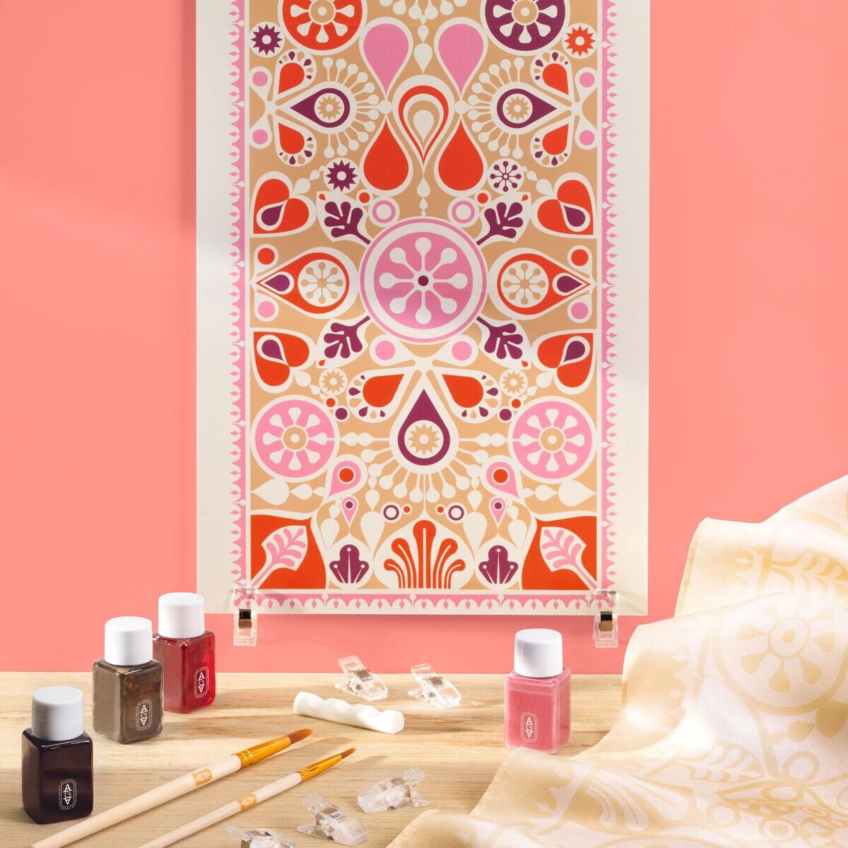 DJECO Atelier 11 Malování na hedvábí