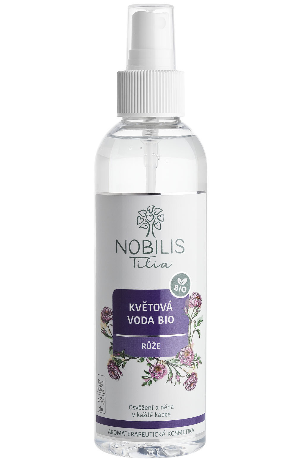 Nobilis Tilia Kvetová voda Bio ruža 200 ml