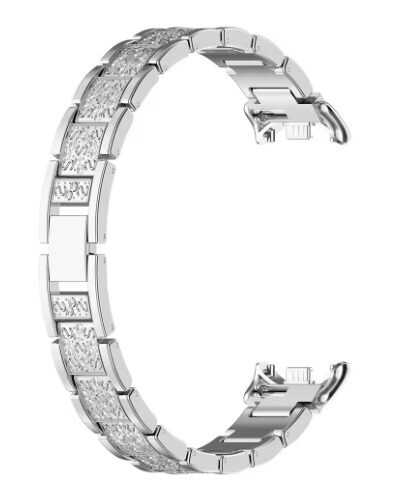 eses Milanézsky remienok pre Xiaomi Smart Band 8, 9 a 10 - Strieborný