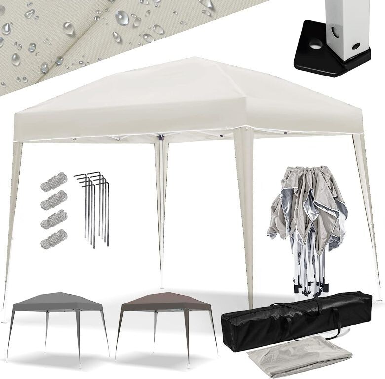 JAGO Záhradný párty stan, 3 x 3 m, béžový