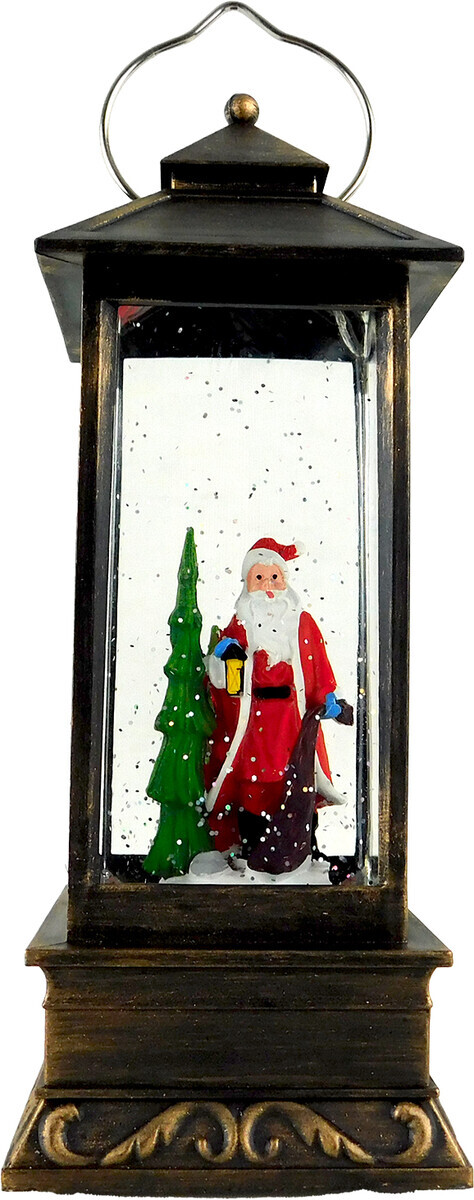 MAKRO - Lucerna hracia vianočná 10,5x10,5x27cm