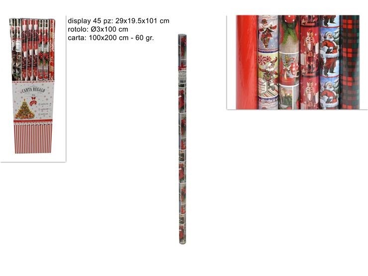 MAKRO - Papier vianočný rôzne dekory